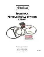 Edelbrock Nitrous Refill Station 78000 Installation Instructions Manual preview