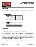 Preview for 1 page of Edelbrock Performer 70011 Information Manual