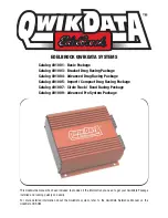 Preview for 1 page of Edelbrock QwikData 91001 Manual