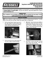 Preview for 1 page of Edelbrock Russell 651105 Modification Instructions