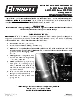 Preview for 1 page of Edelbrock Russell R09201 Installation Instructions