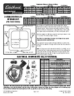 Preview for 1 page of Edelbrock Victor Jr. 70067 Instructions