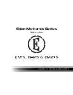 Eden EM15 METROMIX SERIES Quick Start Manual preview