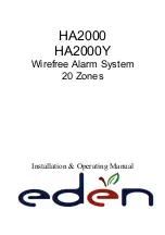 Preview for 1 page of Eden HA2000 Installation & Operating Manual