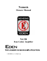 Preview for 1 page of Eden Nemesis NA320 Owner'S Manual