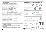 Предварительный просмотр 2 страницы Eden SR-A43 Instruction Manual