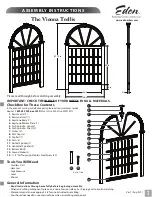 Eden The Vienna Trellis Assembly Instructions preview