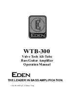 Eden WTB-300 Operation Manual preview