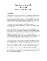 Preview for 2 page of Eden WTX-264 Operation Manual