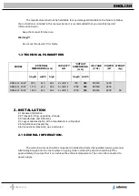 Preview for 9 page of edenox DBM-211-M-W Manual Instructions