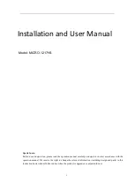 edenox MICRO-1217HS Installation And User Manual preview