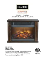 EdenPURE 1 Fireplace Owner'S Manual preview