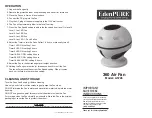 Preview for 1 page of EdenPURE 360 Air Fan Important Instructions