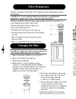 Предварительный просмотр 6 страницы EdenPURE AQUA2000 Owner'S Manual