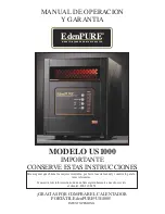 Предварительный просмотр 12 страницы EdenPURE US1000 Operation And Warranty Manual