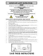 Предварительный просмотр 2 страницы EdenPURE Wall-Hugger Operation And Warranty Manual