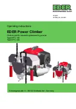 EDER EPC 130 Operating Instructions Manual preview