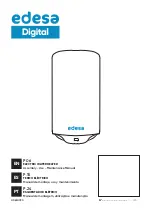 Preview for 1 page of Edesa Digital VM 080 D400-3-E Assembly, Use, Maintenance Manual