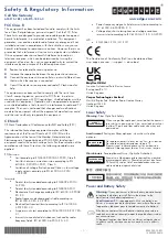 Предварительный просмотр 1 страницы Edge-Core AS5915-18X Regulatory Information