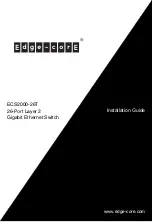 Preview for 1 page of Edge-Core ECS2000-26T Installation Manual