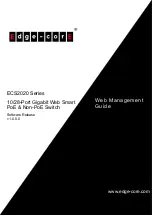 Edge-Core ECS2020 Series Web Management Manual preview