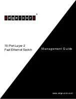 Preview for 1 page of Edge-Core ECS3510-10PD Management Manual