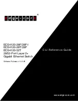 Edge-Core ECS4120-28F Reference Manual preview