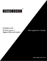 Предварительный просмотр 1 страницы Edge-Core ECS4610-24F Management Manual