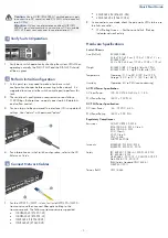 Preview for 2 page of Edge-Core ECS5520 Series Quick Start Manual