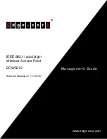 Предварительный просмотр 1 страницы Edge-Core ECW5212 Management Manual