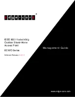 Предварительный просмотр 1 страницы Edge-Core ECWO3220 Management Manual