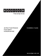 Edge-Core ES3526VA-PoE Installation Manual preview