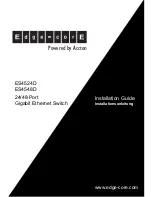 Edge-Core ES4524D Installation Manual preview