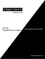 Edge-Core ES4528V-38 Management Manual preview