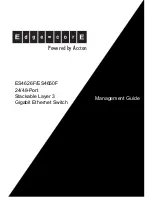 Preview for 1 page of Edge-Core ES4626F Management Manual