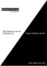 Edge-Core VES3302-36 Quick Installation Manual preview