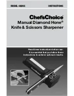 Edge Craft Chef'sChoice 480KS Instructions Manual preview