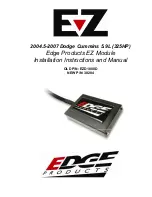 Edge Products Edge EZ Module Installation Instructions And Manual предпросмотр