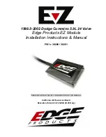 Preview for 1 page of Edge Products EZ 30200 Installation Instructions And Manual