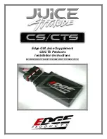 Edge Products GM Juice-Attitude CS Installation Instructions Manual preview