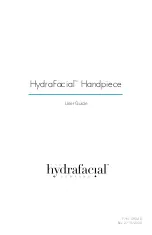 Edge Systems HYDRAFACIAL Handpiece User Manual предпросмотр