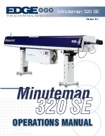 Предварительный просмотр 1 страницы Edge Technologies Minuteman 320 SE Operation Manual