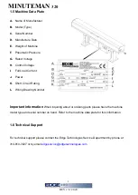 Предварительный просмотр 10 страницы Edge Technologies Minuteman 320 SE Operation Manual