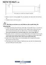 Предварительный просмотр 66 страницы Edge Technologies Minuteman 320 SE Operation Manual