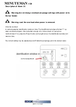 Предварительный просмотр 161 страницы Edge Technologies Minuteman 320 SE Operation Manual