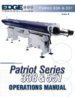 Предварительный просмотр 1 страницы Edge Technologies Patriot 338 Operation Manual