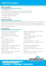 Preview for 2 page of Edge Wireless EZDSP PRO Manual