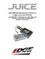 Edge 20100 Installation Instructions And Manual preview