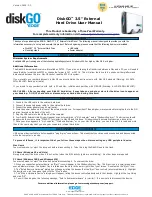 Preview for 1 page of Edge DiskGO 222802-PE User Manual