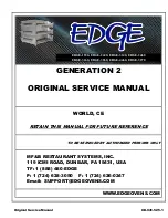 Предварительный просмотр 1 страницы Edge EDGE-1830 Original Service Manual